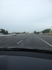 The 405 virtually empty