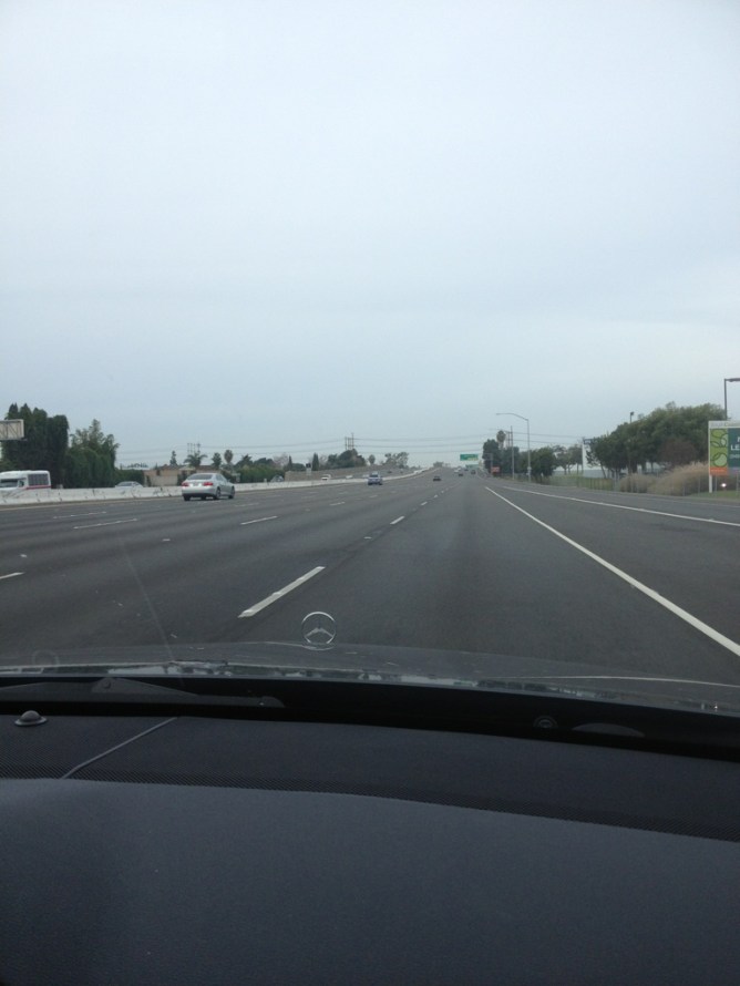 The 405 virtually empty